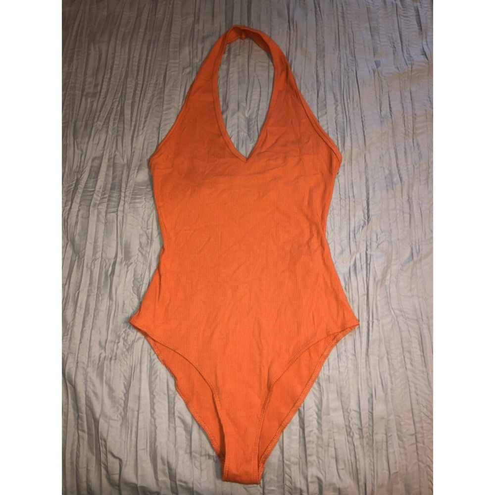 Forever 21 Orange Bodysuit